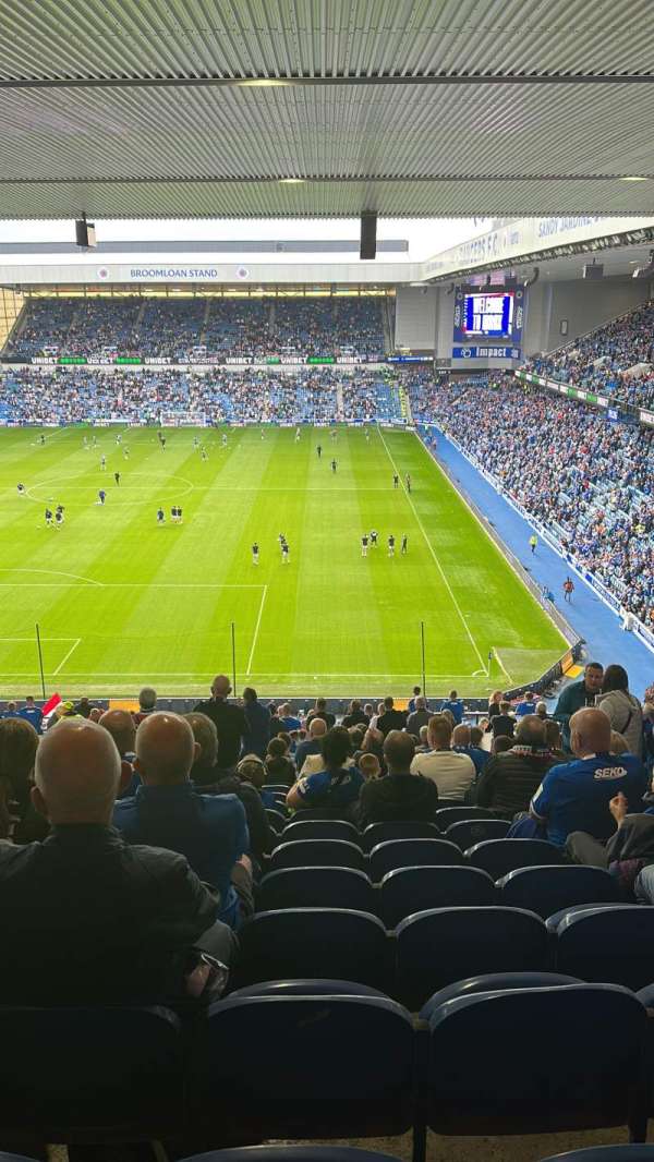 Ibrox Stadium, block: CR2, row: AA, seat: 28