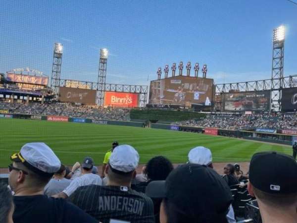 Rate Field, block: 118, row: 8, seat: 4