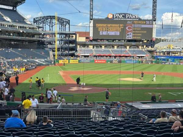 PNC Park, block: 14, row: Q, seat: 12