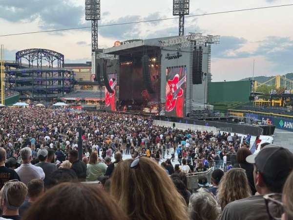 PNC Park, block: 101, row: Y, seat: 8