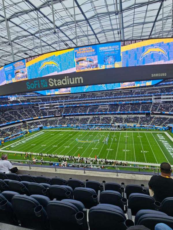 SoFi Stadium, block: 352, row: 5, seat: 12