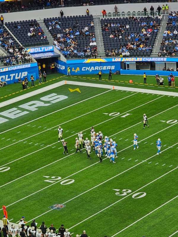 SoFi Stadium, block: 352, row: 5, seat: 12