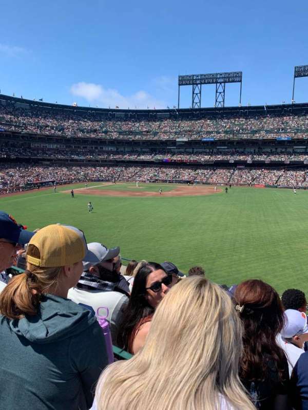 Oracle Park, block: 146, row: 6, seat: 4