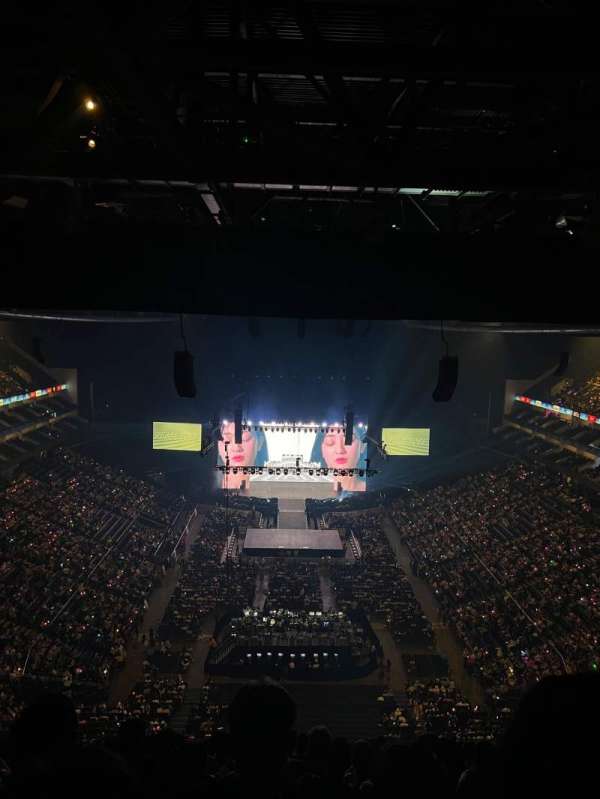 The O2, London, block: 411, row: S, seat: 714