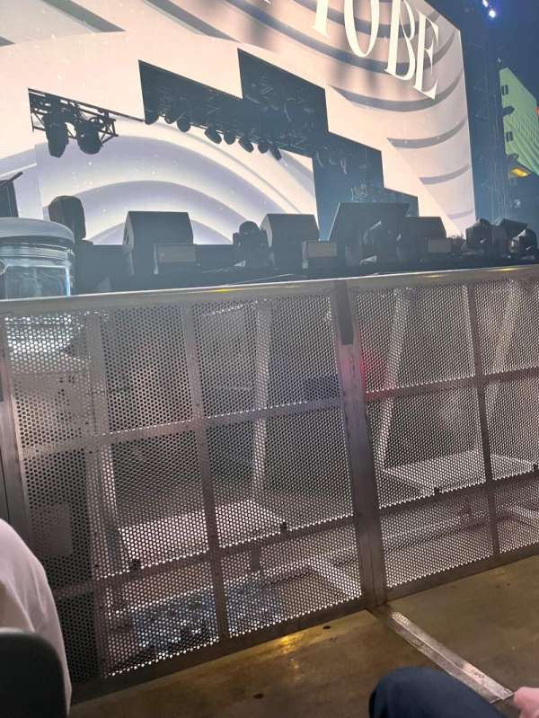 The O2, London, block: Floor A1, row: B, seat: 3