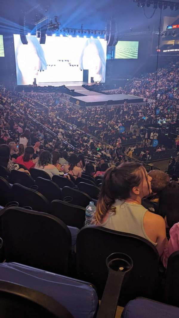 The O2, London, block: 105, row: Z, seat: 145