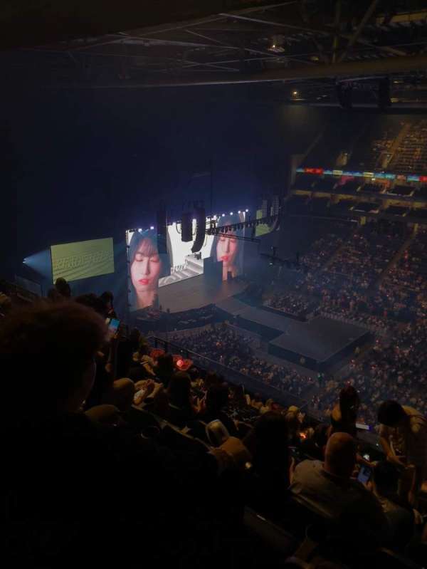 The O2, London, block: 405, row: N, seat: 558