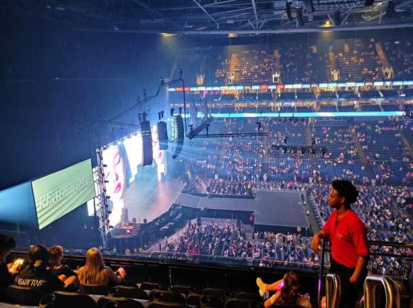 The O2, London, block: 403, row: F, seat: 503