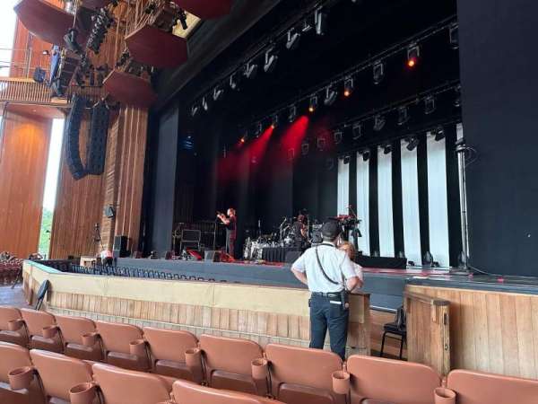 Filene Center, block: Prime Orchestra R, row: D, seat: 28