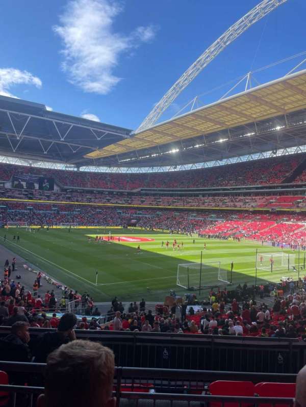 Wembley Stadium, block: 115, row: 33, seat: 116