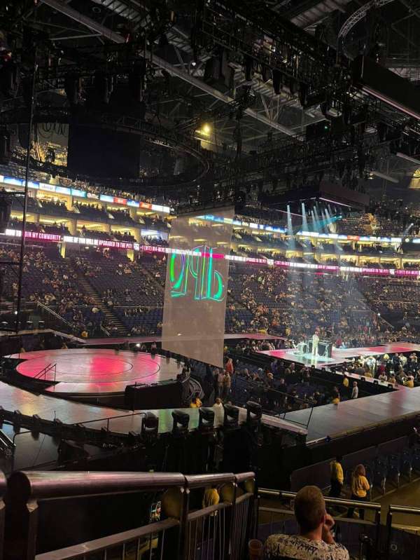 The O2, London, block: 118, row: R, seat: 524