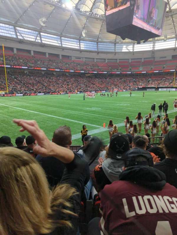 BC Place, block: 221, row: f, seat: 104