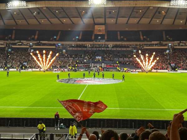 Hampden Park, block: C1, row: Z, seat: 7