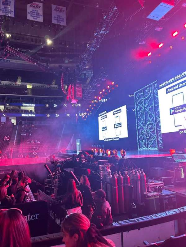 Prudential Center, block: 10, row: 4, seat: 8