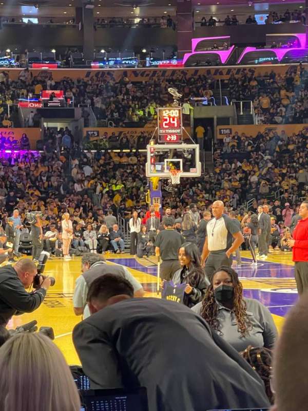 Crypto.com Arena, block: 108, row: J, seat: 3