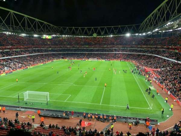 Emirates Stadium, block: 100, row: 3, seat: 254