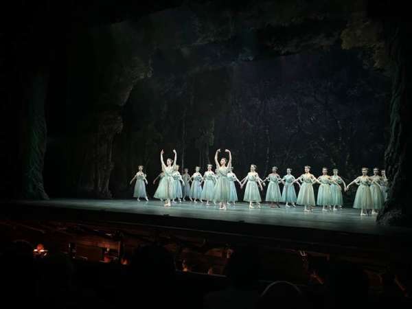 London Coliseum, block: Stalls, row: D, seat: 8