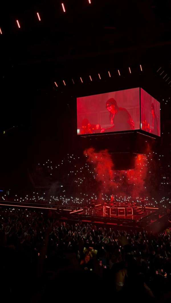 The O2, London, block: 102, row: R, seat: 76