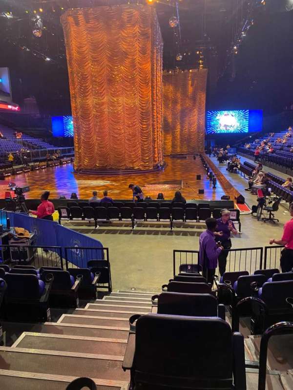 The O2, London, block: 107, row: G, seat: 120