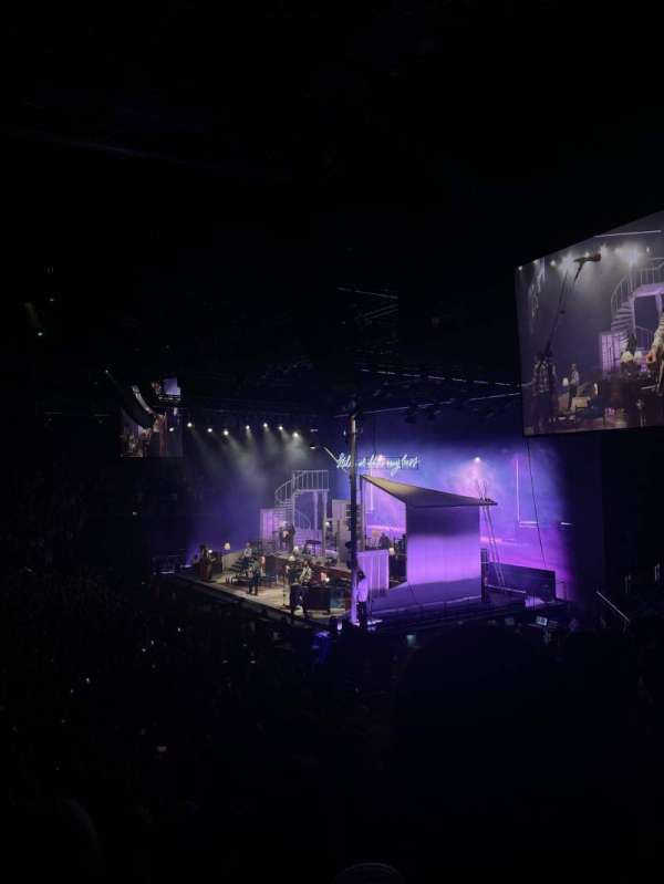 The O2, London, block: 112, row: S, seat: 372