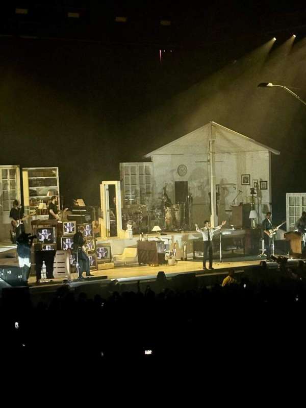 The O2, London, block: 102, row: L, seat: 70