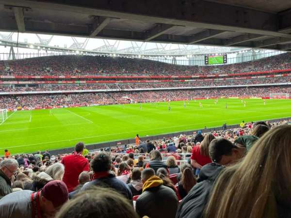 Emirates Stadium, block: 20, row: 26, seat: 599