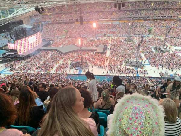 Accor Stadium, block: 608, row: 23, seat: 56-58