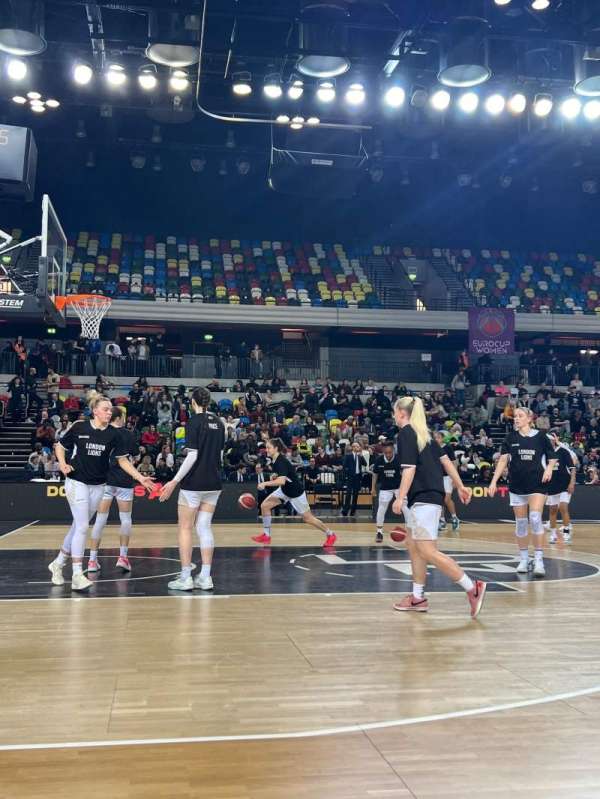 Copper Box Arena, block: Court, row: A, seat: 45