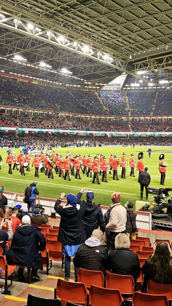 Principality Stadium, block: L37, row: 14, seat: 5