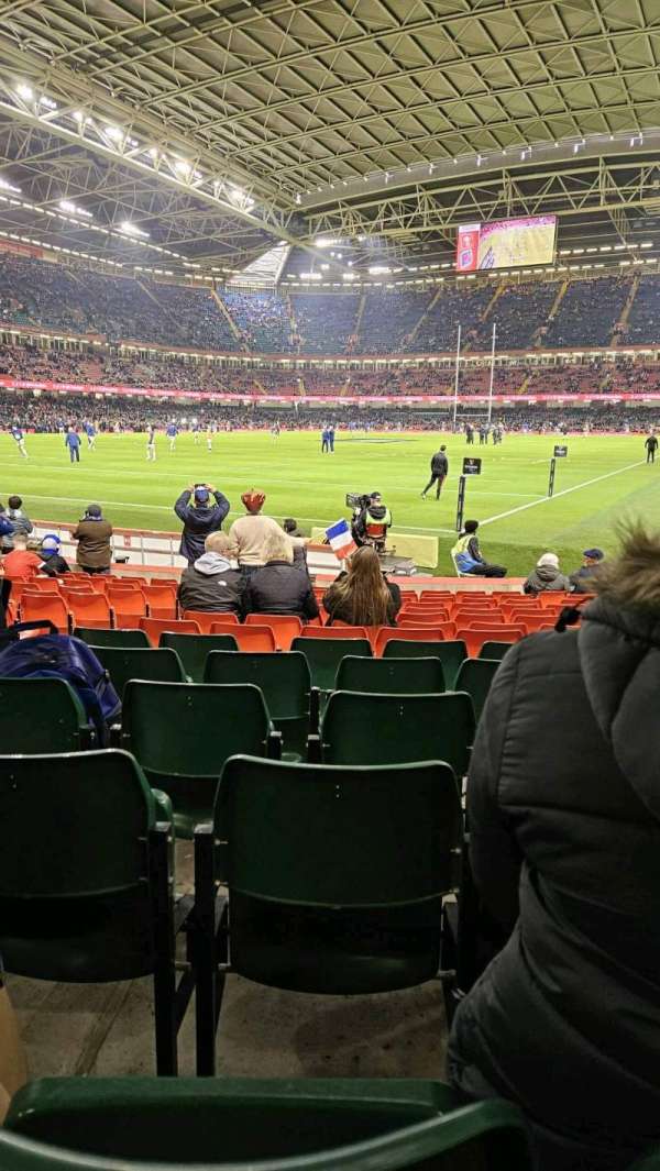 Principality Stadium, block: L37, row: 14, seat: 5