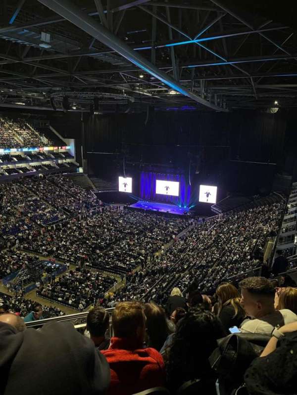 The O2, London, block: 415, row: L, seat: 807