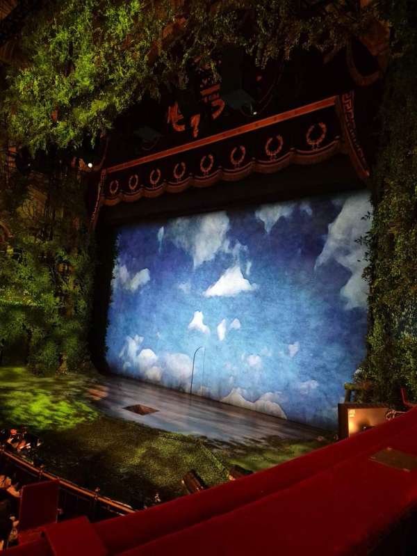 London Coliseum, block: Dress Circle, row: A, seat: 10