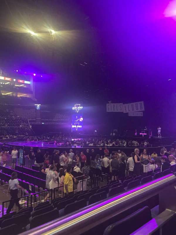 The O2, London, block: 111, row: H, seat: 349