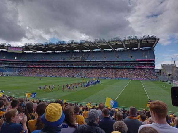 Croke Park, block: 302, row: Z, seat: 4