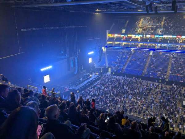 The O2, London, block: 404, row: M, seat: 528