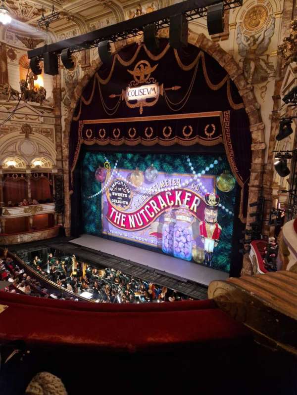 London Coliseum, block: Upper Circle, row: B, seat: 2
