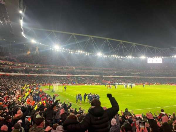 Emirates Stadium, block: 21, row: 16, seat: 640