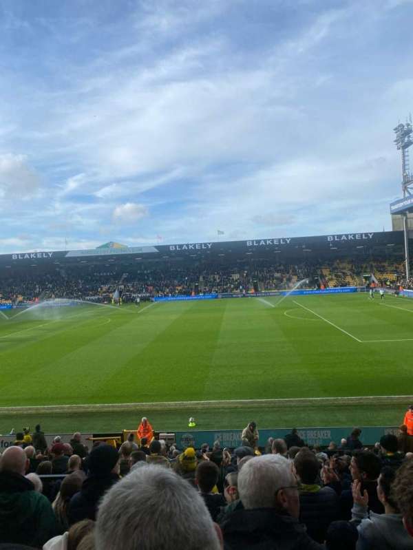 Carrow Road, block: H, row: T, seat: 65