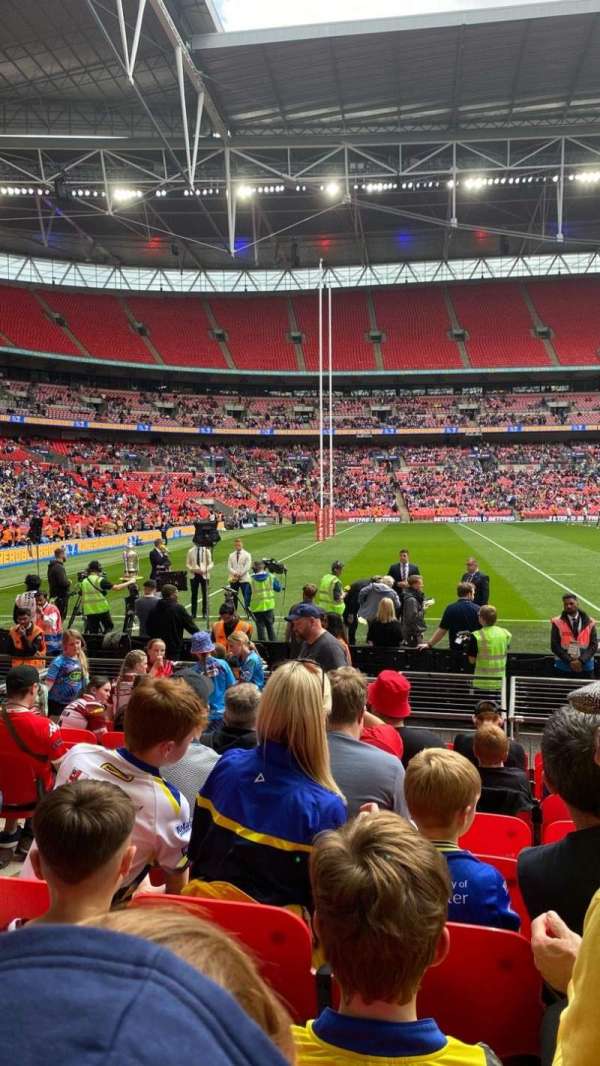 Wembley Stadium, block: 104, row: 10, seat: 43