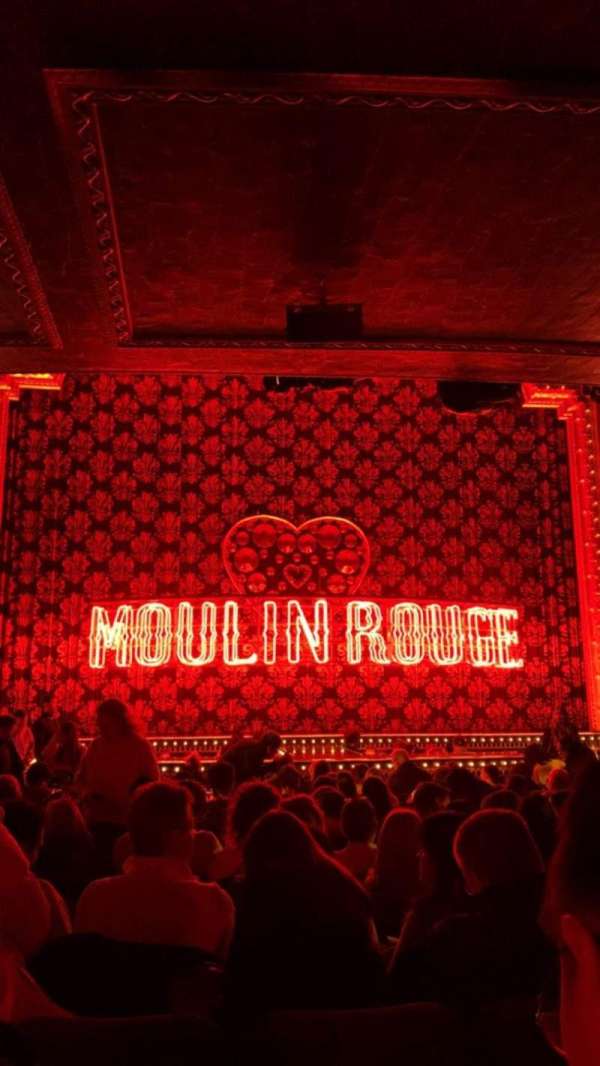 Al Hirschfeld Theatre, block: Orchestra C, row: Q, seat: 112