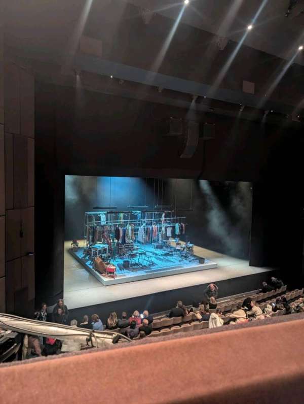 Lyttelton at the National Theatre, block: circle, row: A, seat: 35