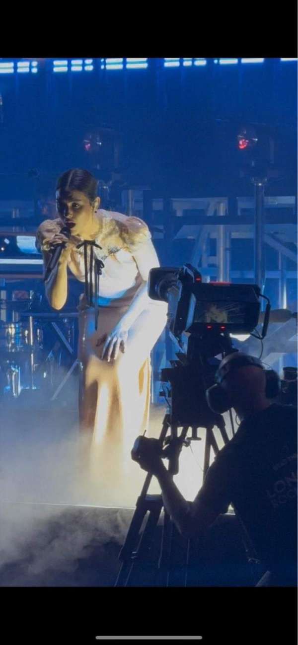 The O2, London, block: 112, row: D, seat: 376