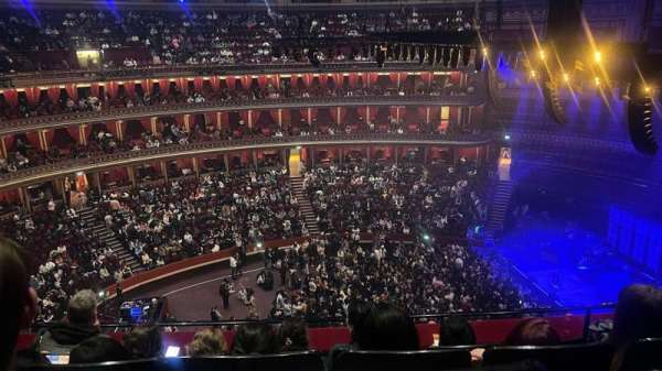 Royal Albert Hall, block: Rausing Circle X, row: 4, seat: 188