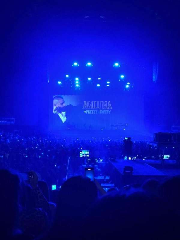 The O2, London, block: 106, row: J, seat: 193