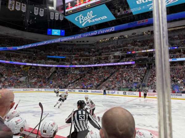 Ball Arena, block: 148, row: 3, seat: 11