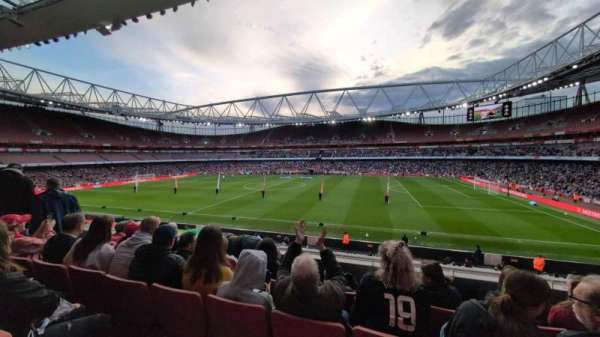 Emirates Stadium, block: B61, row: 4, seat: 422