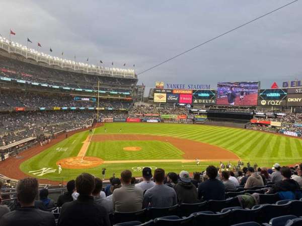 Yankee Stadium, block: 217, row: 11, seat: 17
