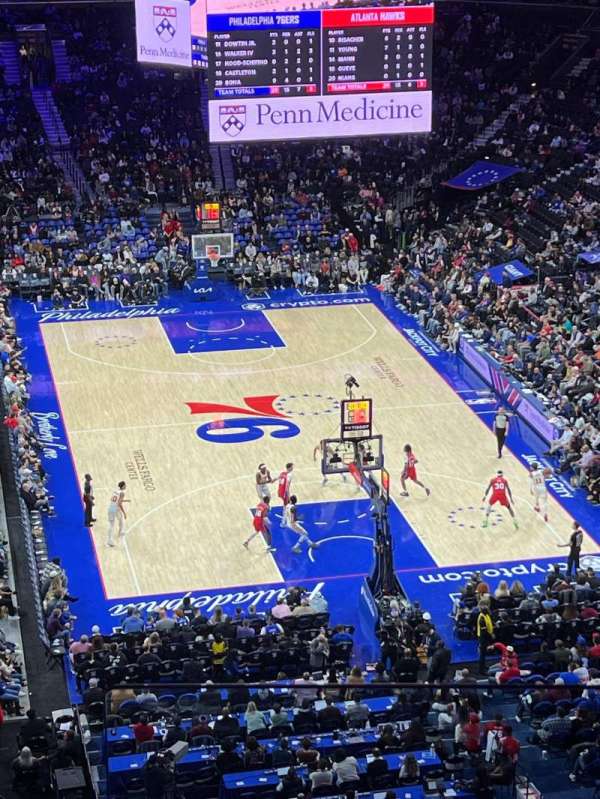 Xfinity Mobile Arena, block: 218, row: 9, seat: 17