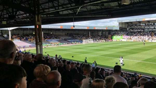 Vale Park, block: Railway Stand, row: F, seat: 88