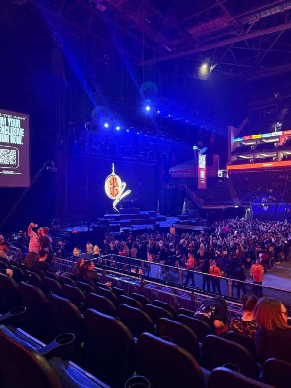 The O2, London, block: 101, row: N, seat: 46